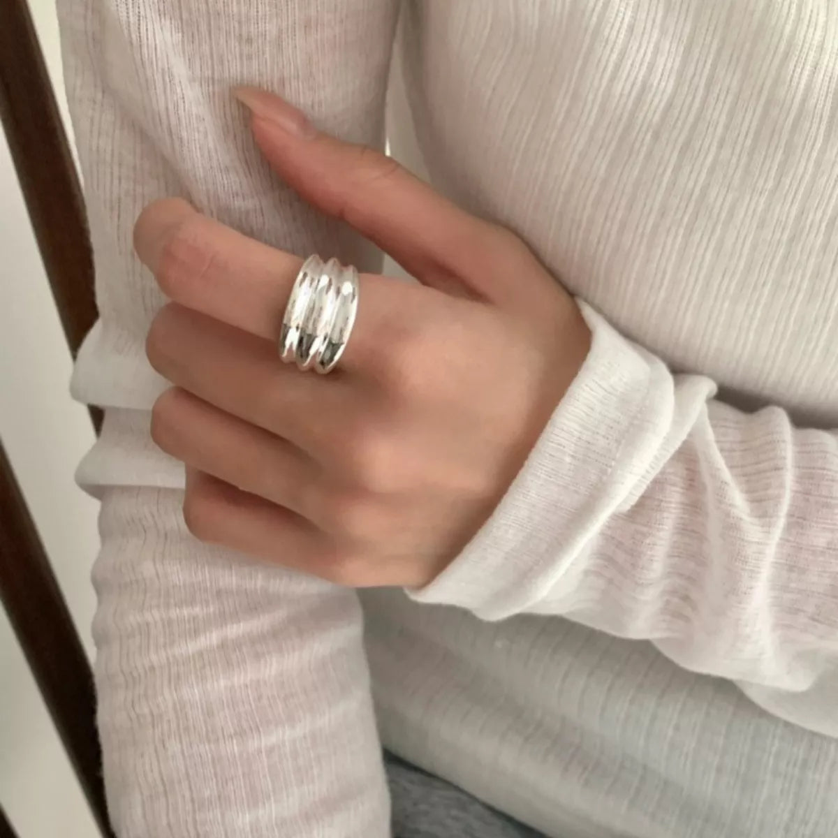 925 Sterling Silver Open Ring