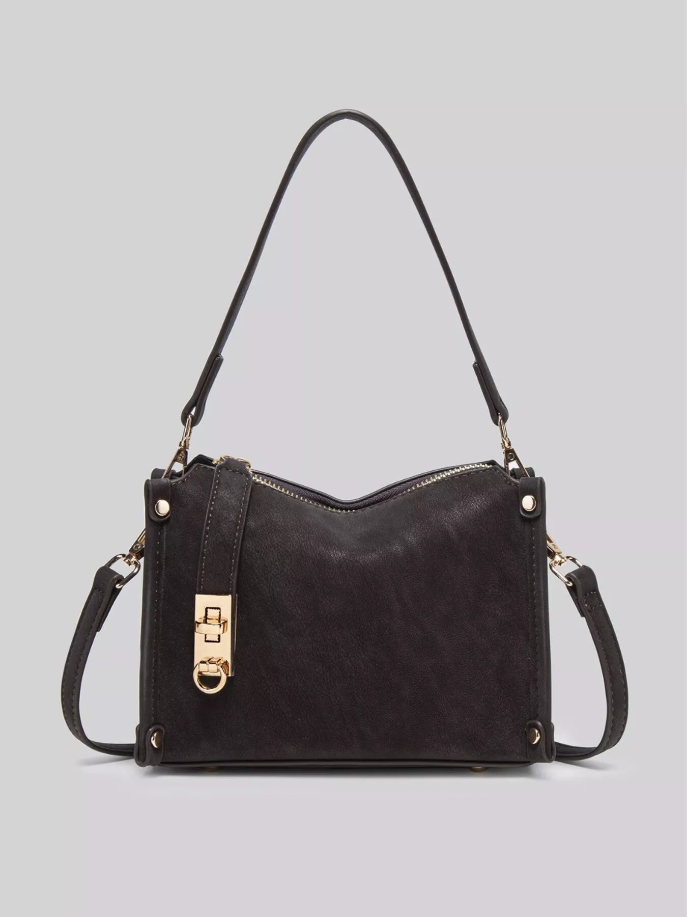 PU Leather Crossbody Bag with Adjustable Strap